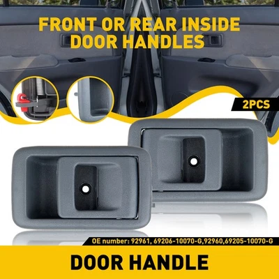 Manijas de puerta derecha izquierda interior trasera delantera para Toyota 4Runner Tacoma Tercel Camry Foto 1 de 4
