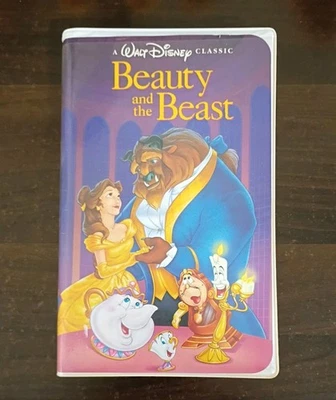 Beauty and the Beast First Release Black Diamond VHS Used Good — 第 1/4 张图片