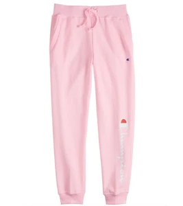 Champion L85330 Girl's Pink Candy Fleece Active Joggers Size Small - Picture 1 of 3