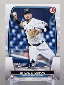 2023 Bowman Jordan Groshans #68 RC Rookie Card - Miami Marlins - Picture 1 of 2