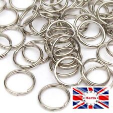 1000 Stück Nickel Split Ring Schlüsselringe 25 mm Durchmesser