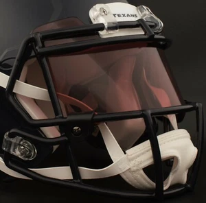 HOUSTON TEXANS NFL DMAXX Football Helmet EYE SHIELD / VISOR (RED) - Picture 1 of 5