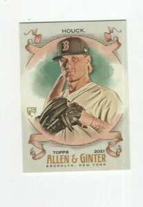 2021 TOPPS ALLEN & GINTER BASEBALL - ROOKIE TANNER HOUCK BOSTON RED SOX #225 - Picture 1 of 4