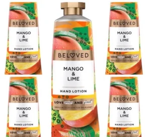 5X Beloved Mango & Lime Hand Lotion 1 fl oz New Love Beauty and Planet Daily Use - Picture 1 of 2