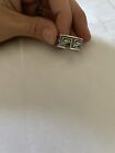 Vintage Nike Ring 925 Sterling Silver Size 9.75 Football NFL NBA not Deadstock