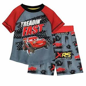 Disney Cars Lightning McQueen Treadin' Fast Boy's Pajama Shorts Set