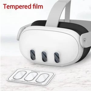 Für Meta Quest 3 VR Headset Host Gehärtetes Glas Schutzfolie HD Schutzfolie Film - Picture 1 of 9