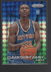 CLEANTHONY EARLY 2014-15  PANINI PRIZM BLUE GREEN MOSAIC PRIZMS ROOKIE CARD #277