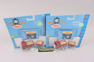 2002 Thomas & Friends Take Along Lorry 1 & Flatbed Diecast x 2 New Sealed MOC - Picture 1 of 9
