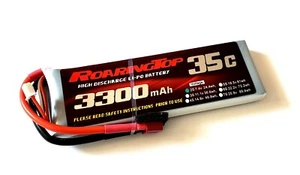 Roaring Top LiPo Battery Pack 35C 3300mAh 2S 7.4V with Deans Plug - Picture 1 of 1