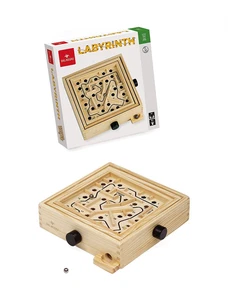 Gioco Di Abilita' Labyrinth Classic Game In Legno Labirinto Game Per Pallina - Foto 1 di 2