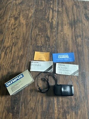 Olympus Infinity Stylus U-1 Quartz Date 35mm Point & Shoot Film Camera f/3.5 - Image 1 of 4