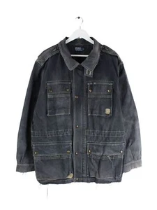 Chaqueta vaquera Ralph Lauren años 90 vintage aspecto usado gris XXL para hombre - Imagen 1 de 7