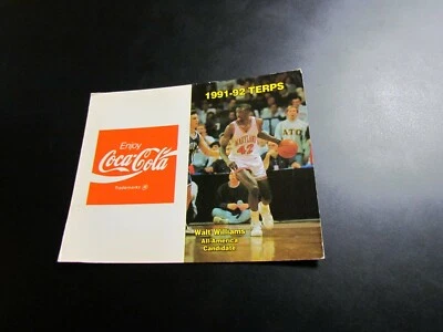 1991 1992 Maryland Basketball Schedule  - Image 1 of 2