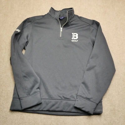 Camisa Sport Tek by Port Authority Adulto Pequeña 1/4 Cremallera Vellón Manga Larga Gris Foto 1 de 4