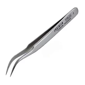 TITANPINZETTE gebogene gebogene Nase feine Spitze Spitzen J Typ Japan Ingenieur PTN-03 - Bild 1 von 5