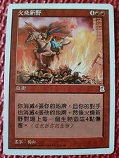 MtG BURNING OF XINGYE 104/180 Portal Three Kingdoms P3K T.Chinese WORLDWIDE MP+