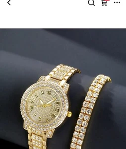 gold watch mens - Picture 1 of 4