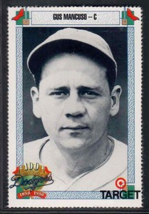 1990 Target Dodgers Gus Mancuso #478 Brooklyn Dodgers