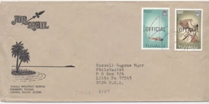 Tuvalu, ca. 1994 Official Mail Philatelic Bureau #O29 O31 Angeln nach USA - Bild 1 von 3