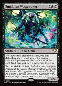 x1 Eumidian Wastewaker R MTG Commander: Edge of Eternities M/NM, English - Picture 1 of 1