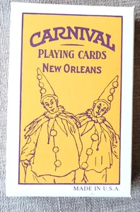 Mazo de cartas raro Carnival New Orleans 54 EE. UU. 1981 - Imagen 1 de 10