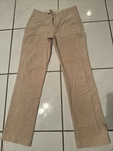 Y2K Vintage Men’s Uniqlo Wheat Corduroy Pants Size 30x32 Straight Fit - Picture 1 of 10