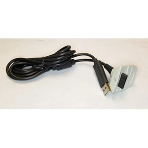 Microsoft Controller Play & Charge Cable Replacement For Xbox 360 White By - Picture 1 of 3