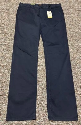 Pantalones de mezclilla Woodstock de corte relajado activos camel para hombre 35x36 azules nuevos con etiquetas Foto 1 de 4