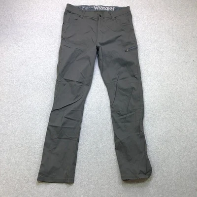 Pantalones Wrangler Todo Terreno Equipo Para Hombre 36x34 Gris Exterior Senderismo Ropa de Trabajo Elástico Foto 1 de 4