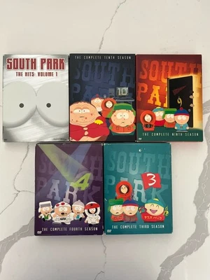 South Park Dvd Season Lot (4) - Season 3, 4, 9, 10 + The Hits Comedy Central Col - Image 1 of 3