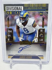 2024 Panini Contenders Jared Verse RC Biglietto Divisionale Variazione Auto /99 (E565 - Foto 1 di 3