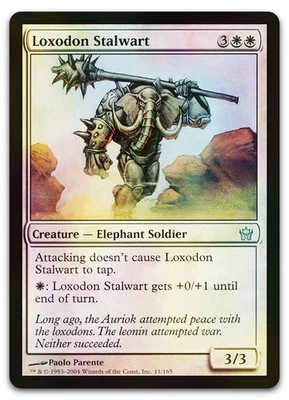 Loxodon Stalwart #11 (Foil) (NM) Fifth Dawn 5DN Magic MTG - Image 1 of 2