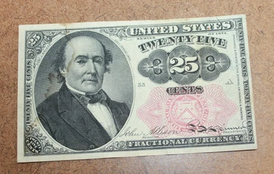 Series of 1874 U.S. 25 Cents Fractional Currency [115WEJ] - Image 1 of 4