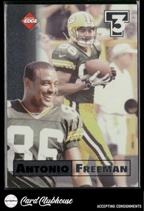 Collector's Edge 1998 primer lugar triple amenaza #20 Antonio Freeman - Imagen 1 de 2