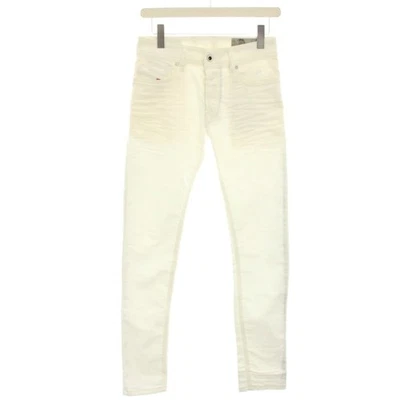 Jeans de mezclilla Diesel Sleenker, ajustados, talla 27, blancos, RT Foto 1 de 4