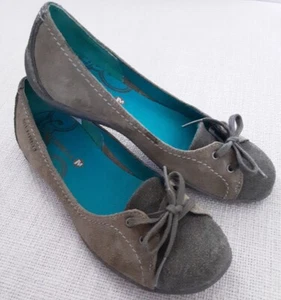 MERRELL▪︎Rosella Truss▪Ballet Flats▪︎SIZE 6▪︎Slip On▪︎GREEN SUEDE▪︎CHIC COMFORT! - Picture 1 of 8
