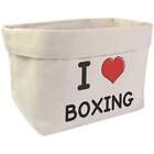 Duży płócienny organizer / torba do przechowywania 'I Love Boxing' (OR00023070)