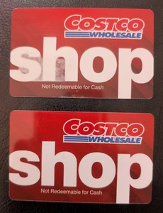 Two (2) Costco Cash Shop Card Gift Card - no remaining balance for collection - Picture 1 of 1