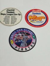 1992 COCA-COLA HARDEE'S SCORE DISC NR.MINT #19 ANDY VAN SLYKE PITTSBURGH PIRATES