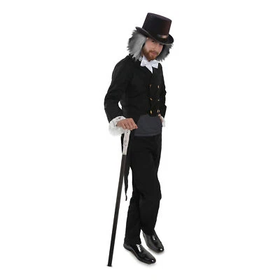 ILOVEFANCYDRESS ADULTS EBENEEZER SCROOGE VICTORIAN MAN FANCY DRESS COSTUME CHRISTMAS CAROL