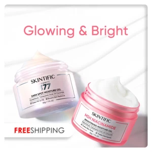 SKINTIFIC Crema Idratante Luminosa e Luminosa | Symwhite 377 30g + MSH Niacinamide 30g - Foto 1 di 11