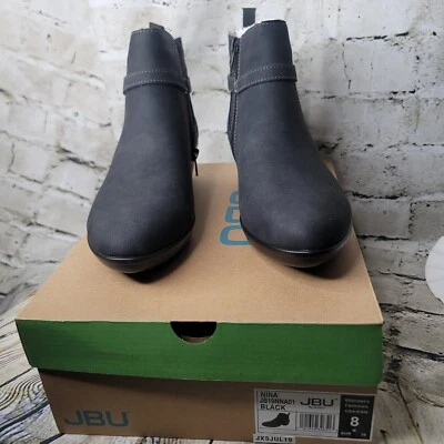 JBU BY JAMBU NINA Botines Bordados Florales Negros TALLA US 8 Foto 1 de 4