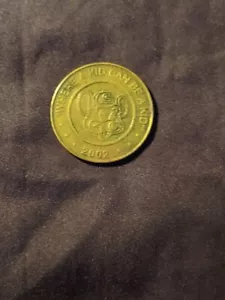 Chuck E Cheese 2002 - ficha de juego coleccionable - donde un niño puede ser un niño - Imagen 1 de 3