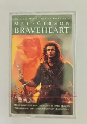 Braveheart Soundtrack Cassette SEALED London Mel Gibson James Horner - Image 1 of 4