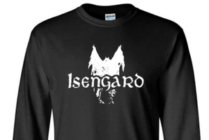Camiseta Isengard manga larga negra metal - Imagen 1 de 1