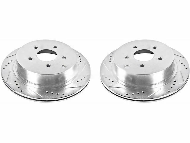 Rear Power Stop Brake Rotor Set fits Infiniti M56 2011-2013 97NDYM - Image 1 of 1