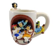 Handmade Peruvian Pottery Mug Coffee Cup 3D People