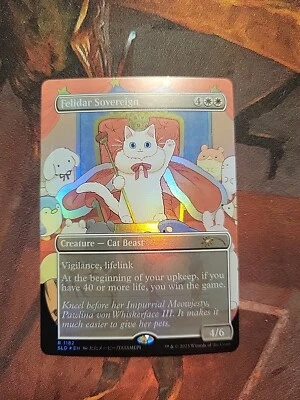 Felidar Sovereign Foil Secret Lair Mint MtG MISPRINT Print Dot Off Center Rare! - Image 1 of 4