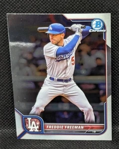 Freddie Freeman 2022 Bowman Chrome #100 Los Angeles Dodgers - Picture 1 of 2